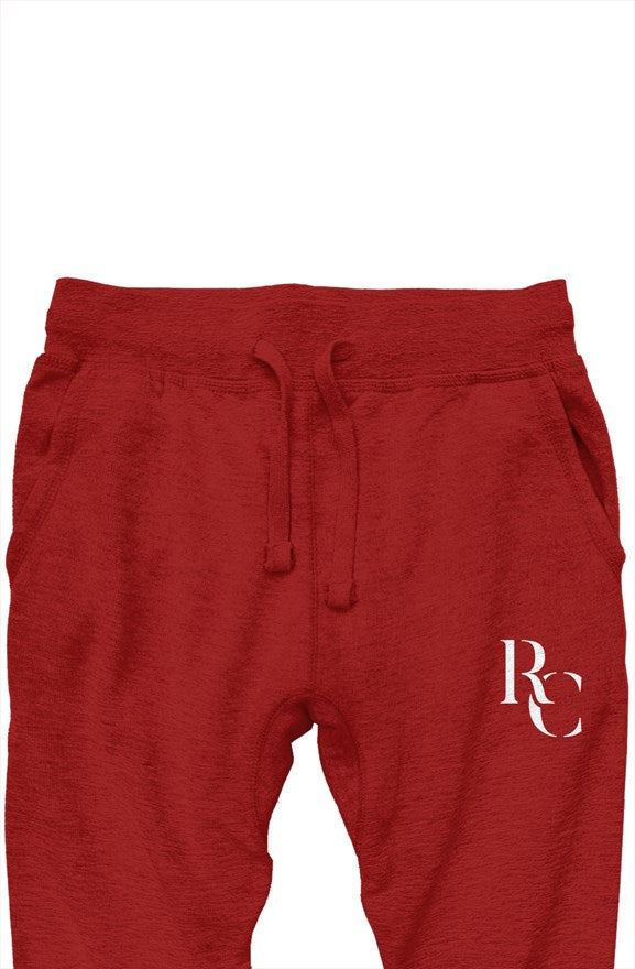 Mens premium Red joggers