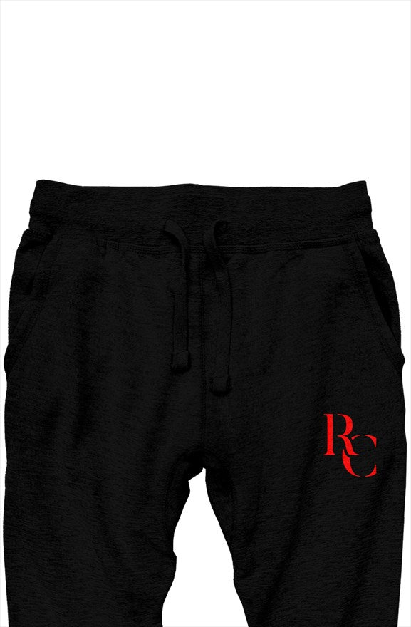 Premium Red logo joggers